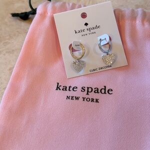 Kate Spade Silver Earrings-NEW